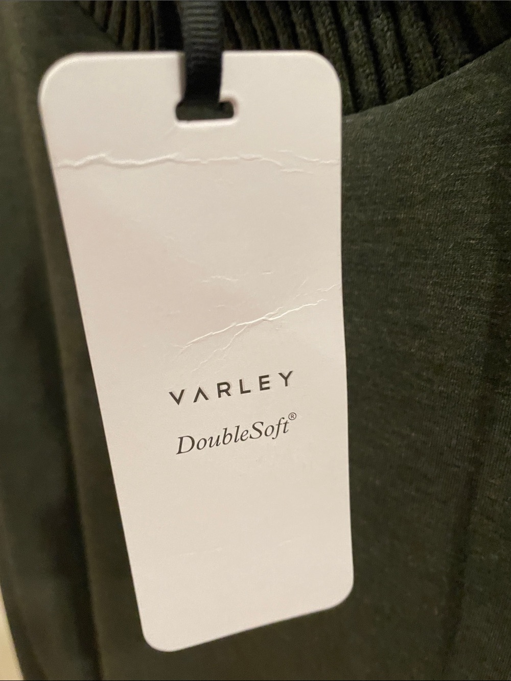 VARLEY DoubleSoft Barker High Neck Sweat Olive Marl, NWT - Picture 3 of 12